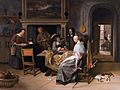 Jan Steen, The Card Players in an Interior