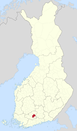 Location of Janakkala in Finland