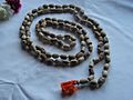 Japa mala (prayer beads) of Tulasi wood with 108 beads - 20040101-02