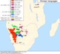 KhoisanLanguagesModernDistribution