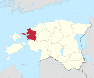 Location of Lääne County