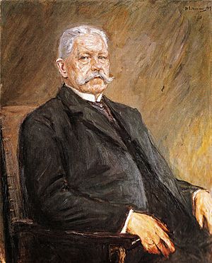 Liebermann portret van Paul von Hindenburg