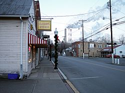 Main Street (West Virginia Route 20) in Lumberport in 2006