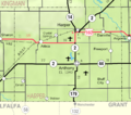 Map of Harper Co, Ks, USA