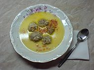 Meat ball soup