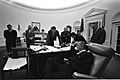 Meeting on Detriot riots Oval Office