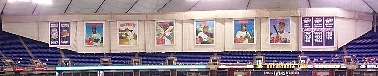 Metrodome curtain of fame