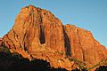 Navajo Sandstone (Lower Jurassic), Paria Point near sunset, Kolob Canyons, Zion National Park, sw Utah 4 (8425006662)