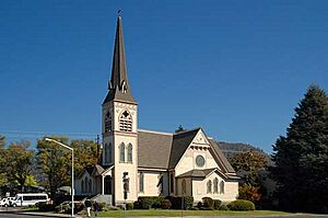 Newman Methodist Episcopal Church (Josephine County, Oregon scenic images) (josD0007)