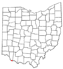 Location of Chilo, Ohio