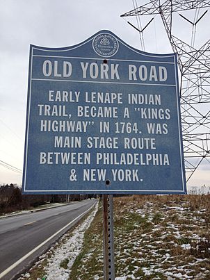 Old York Road sign large