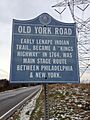 Old York Road sign large