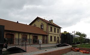 Old railway station & (restored) *©Abdullah Kiyga - panoramio