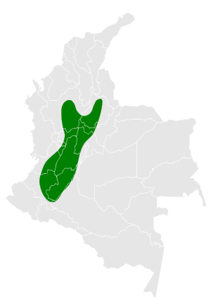Ortalis columbiana map.svg