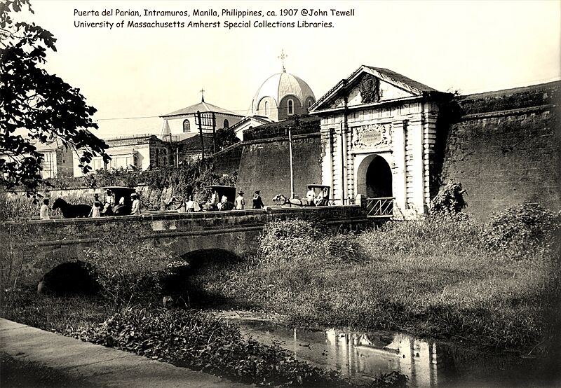 Parian Gate Intramuros, Manila Philippines