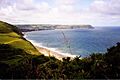 Penbryn Beach from coastal path - geograph.org.uk - 629983