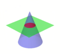 Plane intersecting cone 2
