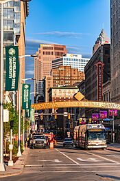 Playhouse Square on May 21, 2020