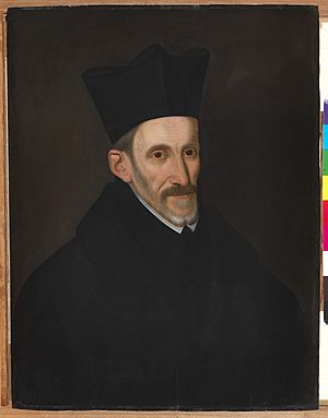 Portret van Leonardus Lessius, onbekend, schilderij, Museum Plantin-Moretus (Antwerpen) - MPM V IV 112