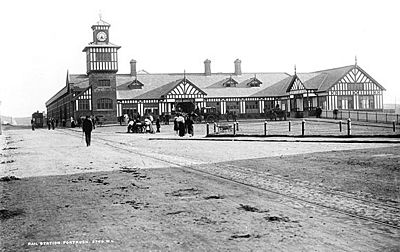 Portrush Rly Station, 1890s