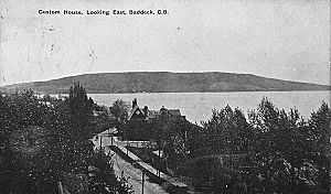 Post Card of Old Baddeck Post Office