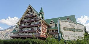 Prince of Wales Hotel with Sign