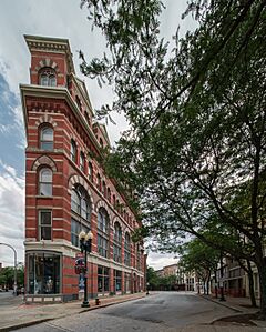 Rice Building and River Street, Troy NY