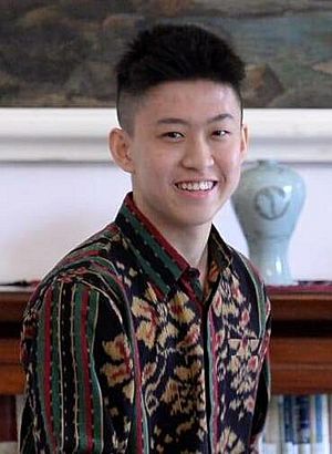 Rich Brian with the President of Indonesia (cropped).jpg