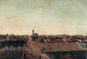 Riga Peterburg neighborhood before burning (1812)
