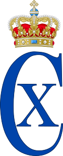 Royal Monogram of King Christian X of Denmark
