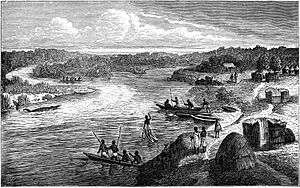 Seven Years in South Africa, page 140, port of Sesheke