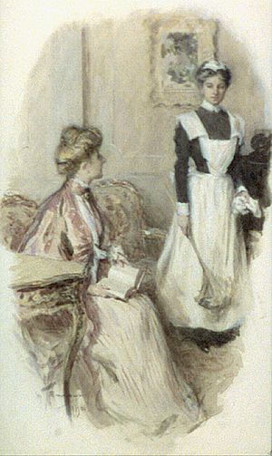 Smedley maid illustration 1906
