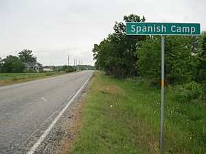 Spanish Camp TX Sign