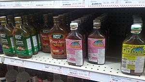 Spiced vinegar products