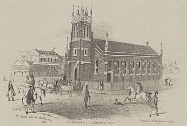 St Pauls Church Melbourne 1854