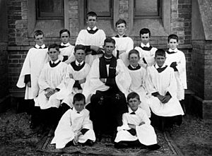 StateLibQld 1 128563 Choir boys of St Thomas' Anglican Church at Toowong, Brisbane, 1923