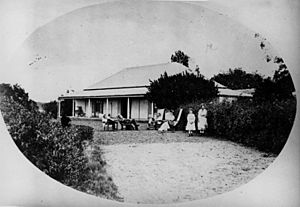 StateLibQld 1 66395 Homestead at Canning Downs Station, ca. 1875