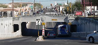 Stone Avenue underpass (Tucson) from S 2.JPG