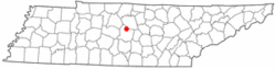 Location of Walterhill, Tennessee