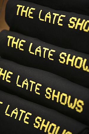 The Late Shows on teeshirts
