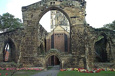 The New Church within the Old, All Saints, Bondgate, Pontefract. - geograph.org.uk - 239265