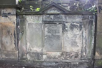 The grave of James Rolland, St Cuthbert's Churchyard, Edinburgh