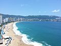 Vista desde un hotel en Acapulco