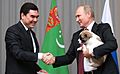 Vladimir Putin and Gurbanguly Berdimuhamedow (2017-10-11) 05