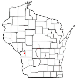 Location of Burns, Wisconsin