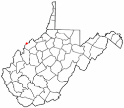 Location of Washington, West Virginia