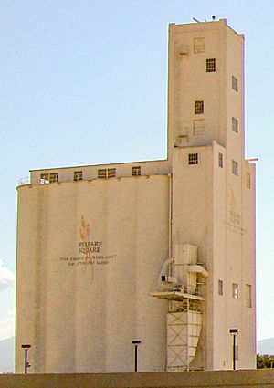 Welfare Square grain silo