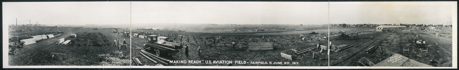 "Making ready", U.S. Aviation Field, Fairfield, O., June 9th, 1917 LCCN2007664355