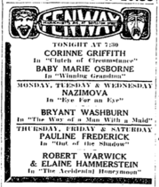 1919 Fenway theatre BostonGlobe January19