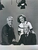 1976 ABC News Anchors Harry Reasoner, Barbara Walters, Howard K. Smith - Press Photo for the 1976 Presidental, Congressional and Gubernational elections